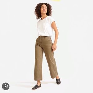 Everlane wide leg crop pant. Size 16